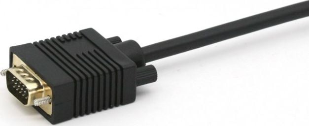 Kabllo DisplayPort në VGA Delock 119338, 2m, 1920×1200 60Hz, e zezë