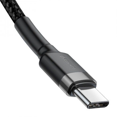 Kabllo Baseus, USB C / USB C, 1 m, e zezë