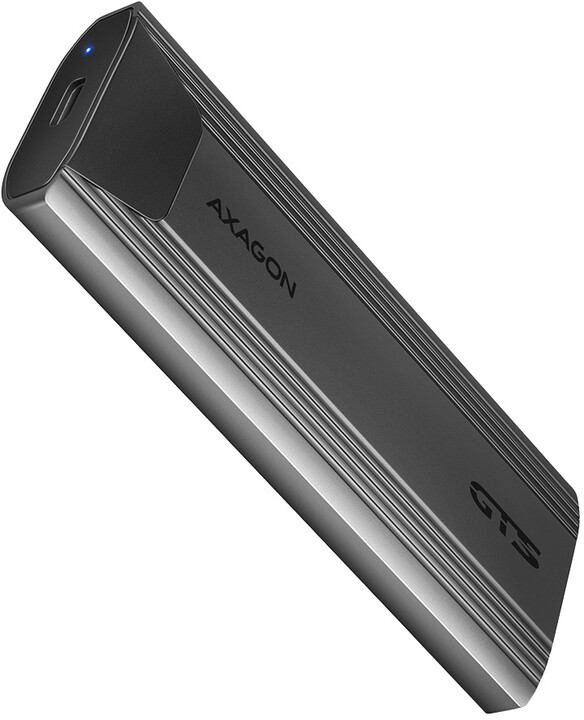 Надворешна кутија AXAGON EEM2-GTS, USB-C 3.2 Gen 2 - M.2 NVMe SSD, без завртки