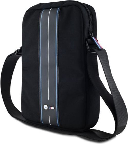 Çantë tableti BMW BMTB8COMPVSKL, deri 8", najlon, e zezë me vija blu