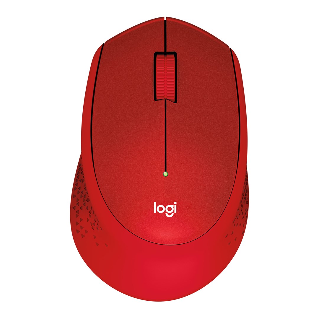Maus Logitech M330, RF Wireless, i kuq