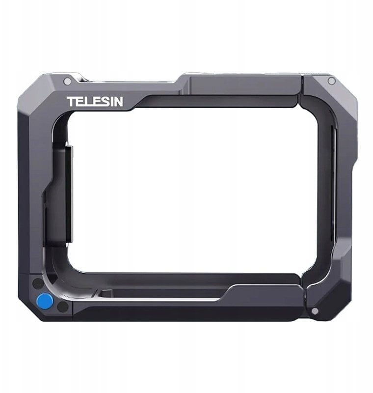 Метално куќиште Telesin за GoPro HERO 9 13, магнетно полнење USB C, алуминиумска легура, црно
