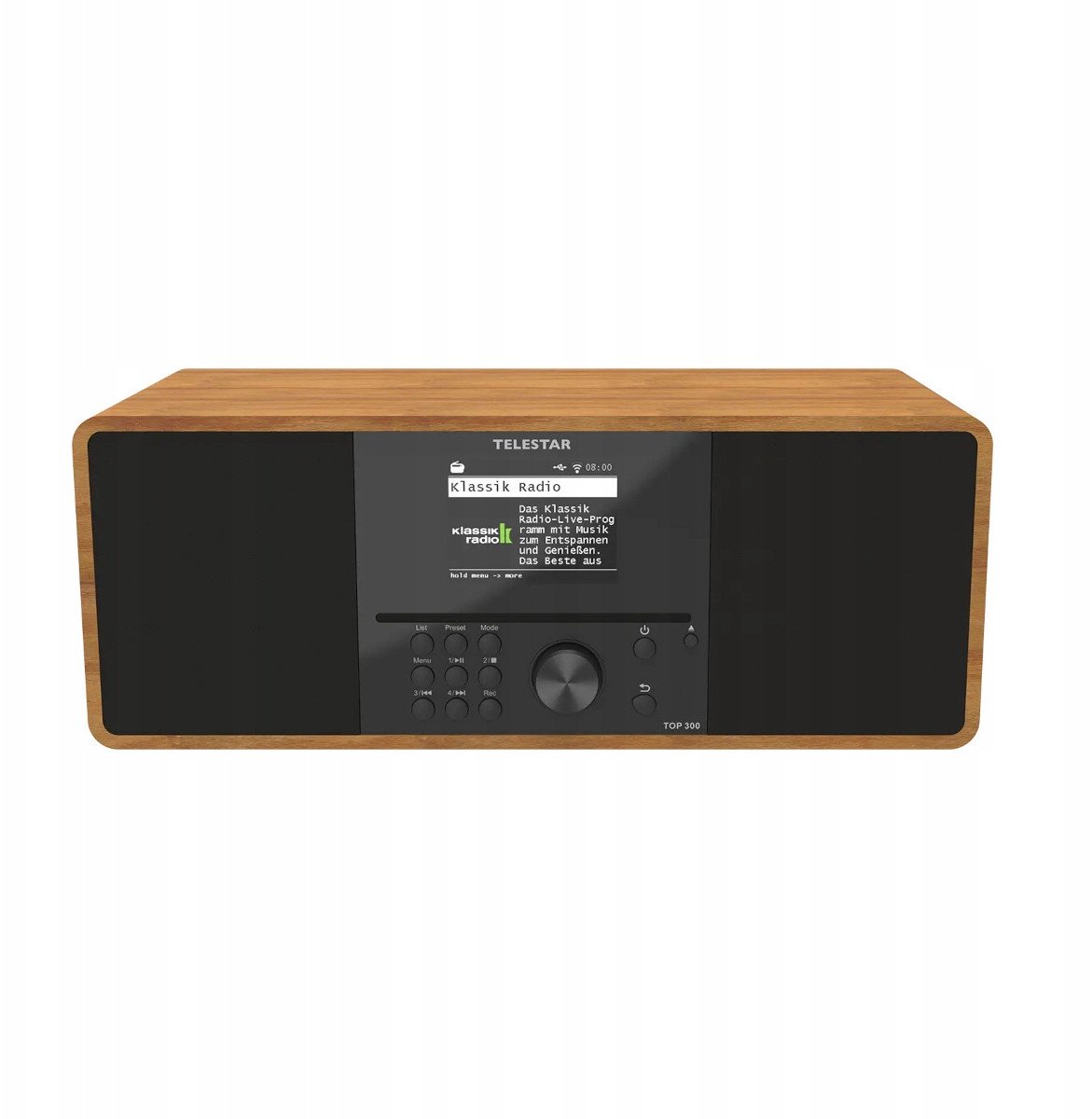 Интернет радио Telestar TOP 300 Wood, DAB+, CD, Bluetooth, сино