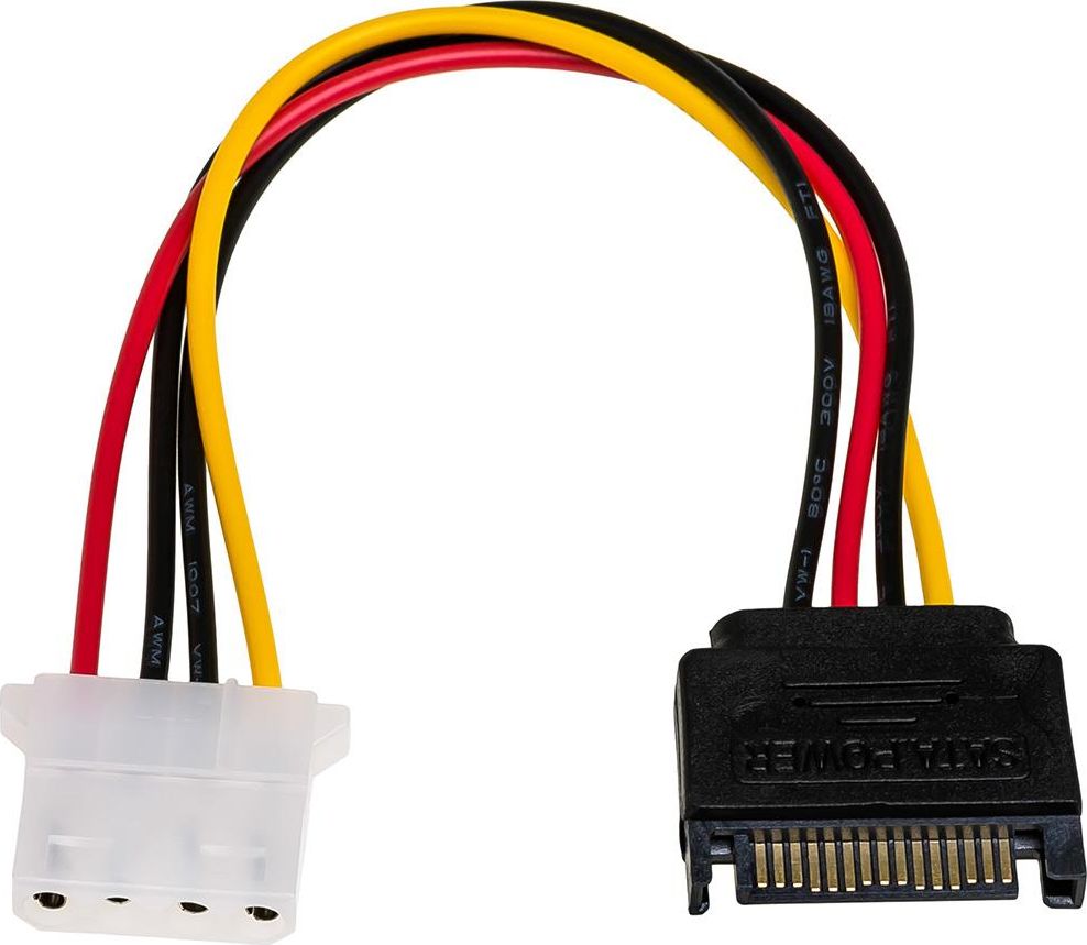 Përshtatë Akyga (AK-CA-11) Molex - SATA, 0,15m