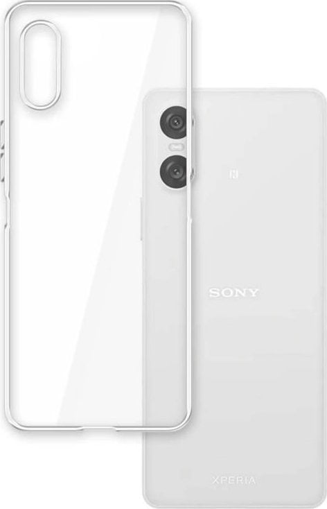 Kollfke transparente 3mk Clear Case për Sony Xperia 10 VI, fleksibël, transparente