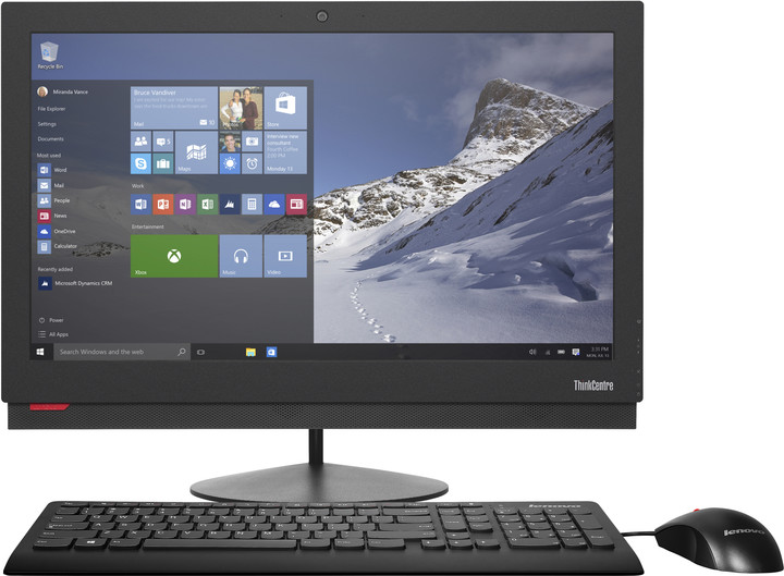 Kompjuter Lenovo ThinkCentre M900z AiO, 23.8" FHD, i7, 8GB, 1TB, Intel HD, i zi