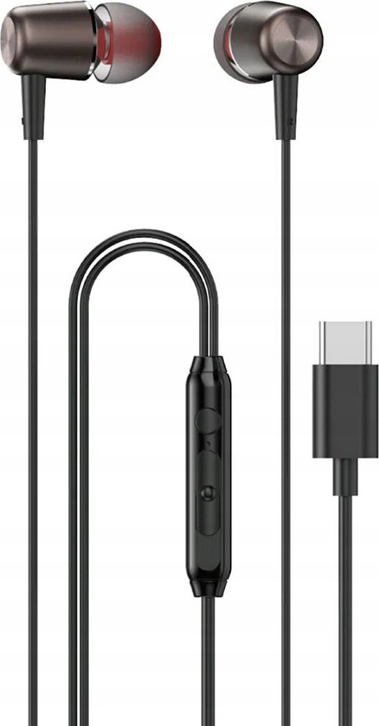 Dëgjuese Dudao X1PROT, USB-C, 1.2 m, të zeza