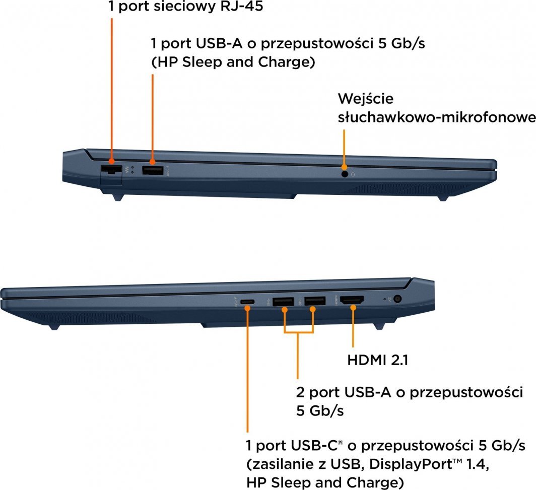 Laptop HP Victus 16, AMD Ryzen 5 7640HS, 16GB RAM, 512GB SSD, NVIDIA GeForce RTX 4050, i kaltër