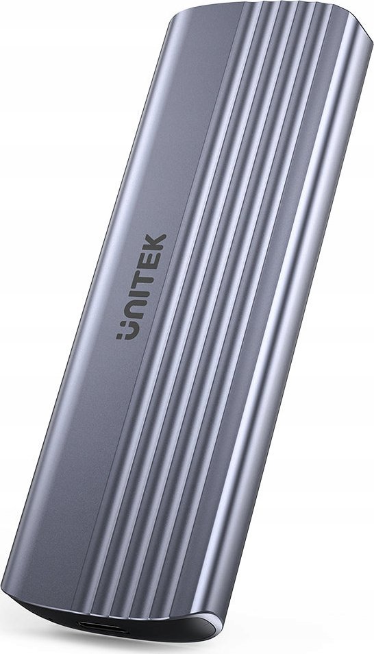 Kuti eksternale SSD UNITEK S1241B01, M.2 NVMe, USB C 10Gbps, gri