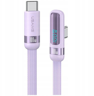 Кабел USB-C USAMS US-SJ653, PD 100W, 1.2m, виолетов