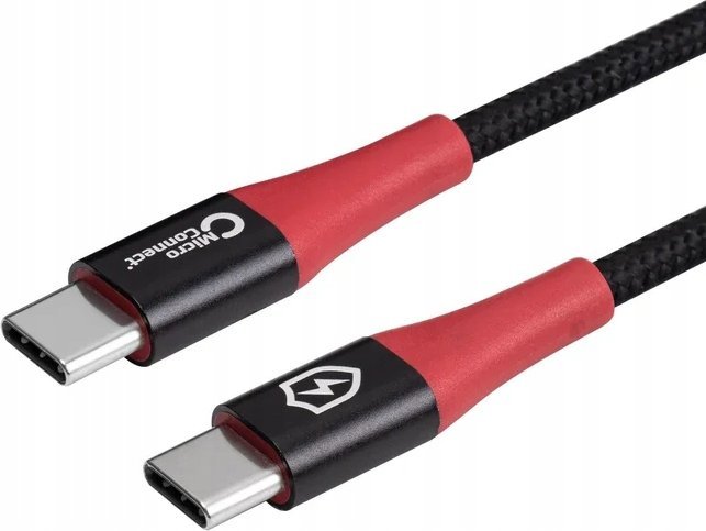 Кабел USB MicroConnect USB-C во USB-C, 1.5 m, 3A, црн