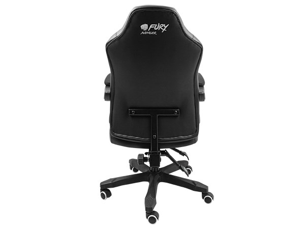 Karrige lojërash Fury Avenger M+, 150 kg, e zezë/e bardhë