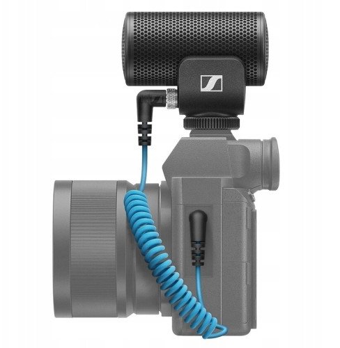 Mikrofon kompakt Sennheiser MKE 200, për kamera dhe smartphone, i zi