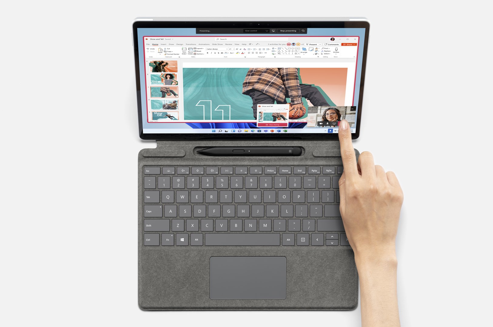 Tablet Microsoft Surface Pro 8, 13", Intel Core i7-1185G7, 16GB RAM, 512GB SSD, i argjendtë