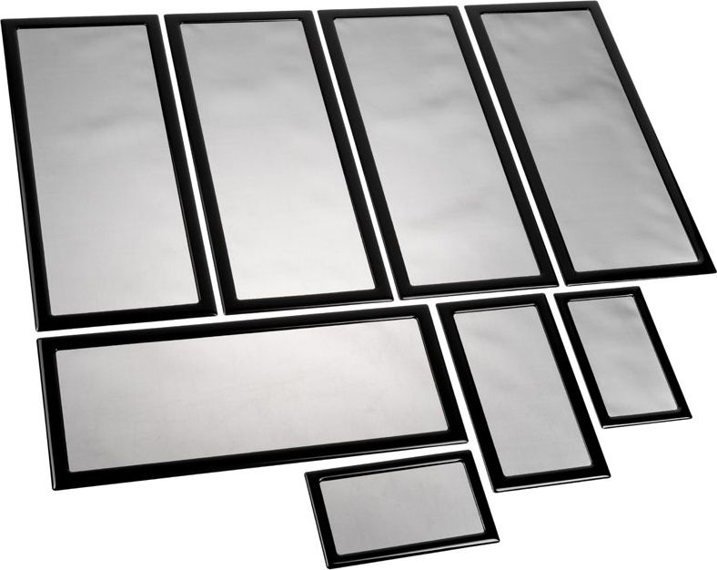 Set filtrash pluhuri DEMCiflex për Lian Li PC-O11 Air DF0973, magnetik, i zi