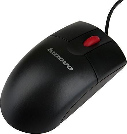 Глушец Lenovo Optical, со кабел, PS/2, USB, црна