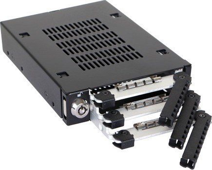 Sirtar diskut ICY DOCK EZ-Slide Slim ToughArmor, për disqe 2.5", SATA SAS, i zi