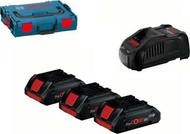 Set Bateri Bosch 18V 3x4.0Ah GBA ProCore + Karikues GAL 1880CV + Kutia L-BOXX 102 Set Bateri Bosch 18V 3x4.0Ah GBA ProCore + Karikues GAL 1880CV + Kutia L-BOXX 102