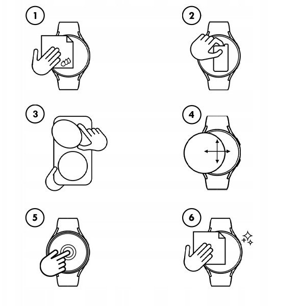 Mbrojtës ekrani Huawei Watch 5 42mm, 3 copë, hidrogel, transparent