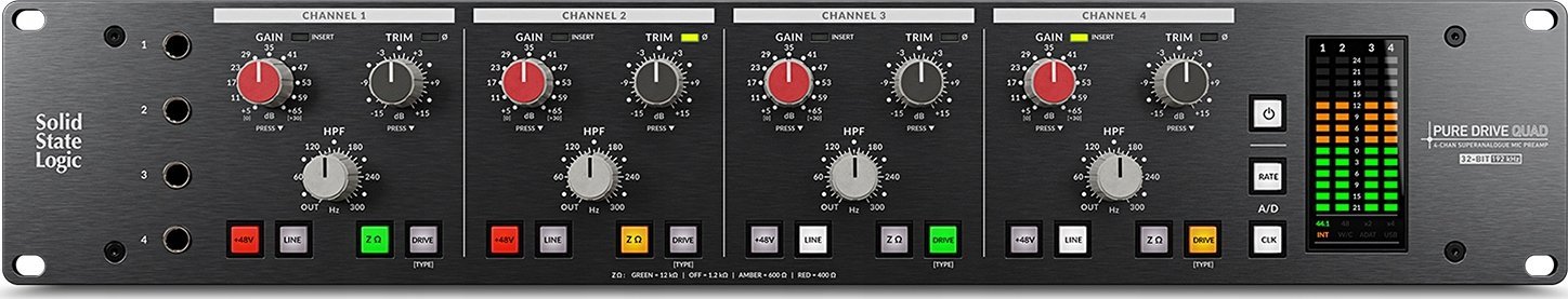 Preamp mikrofonik Warm Audio WA273-EQ, 2 kanale, EQ britanik, i zi