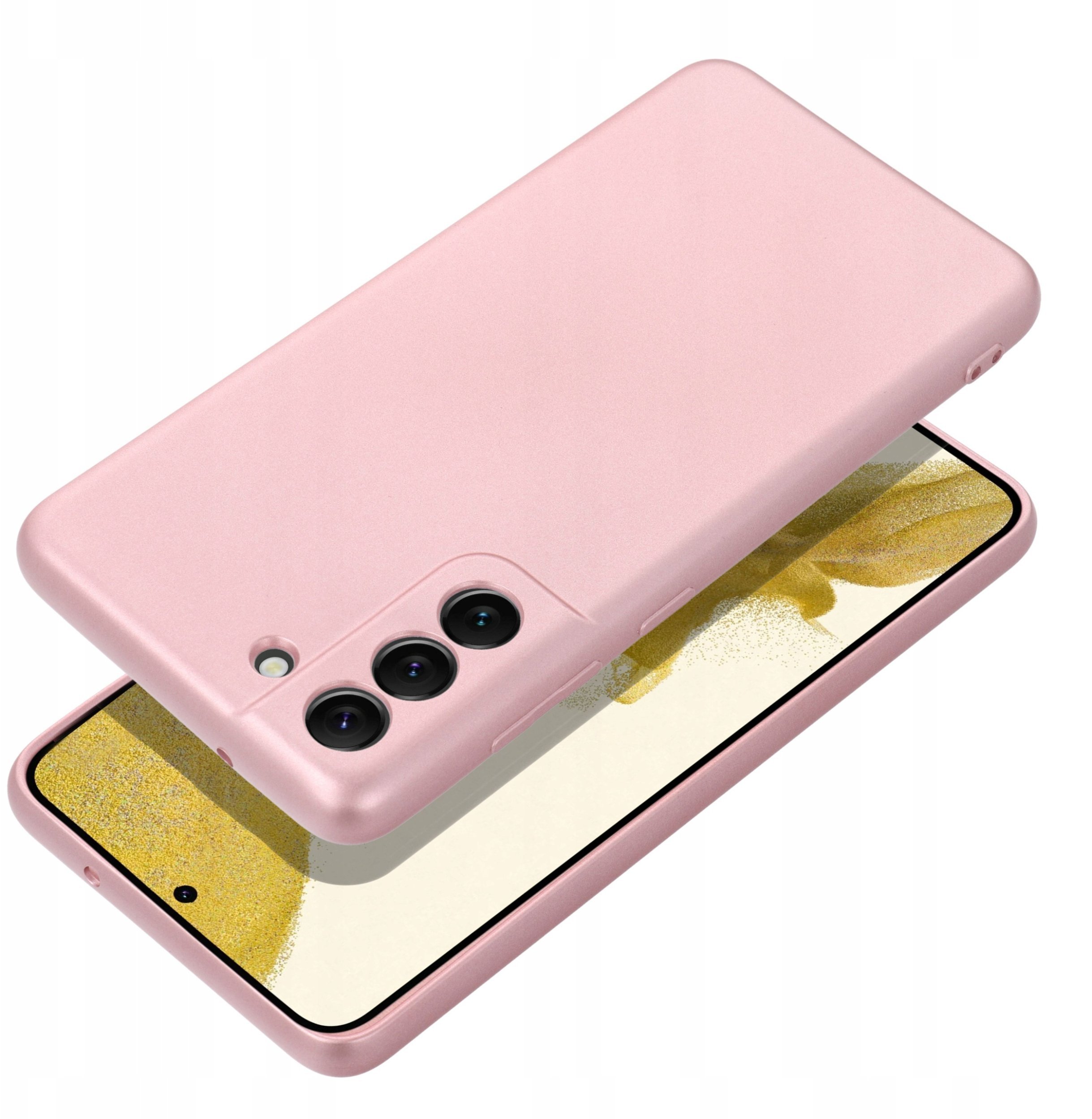 Futrollë metalike për telefon Samsung Galaxy S25 Ultra, TPU, me mikrofibër, ngjyrë satin