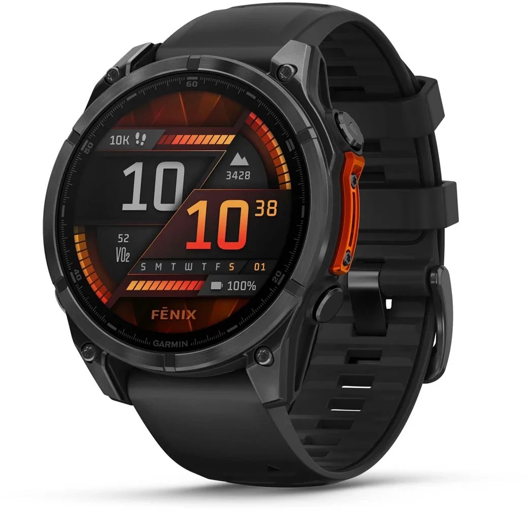 Orë sportive Garmin Fenix 8, 1.4" AMOLED, 47mm, e hirtë