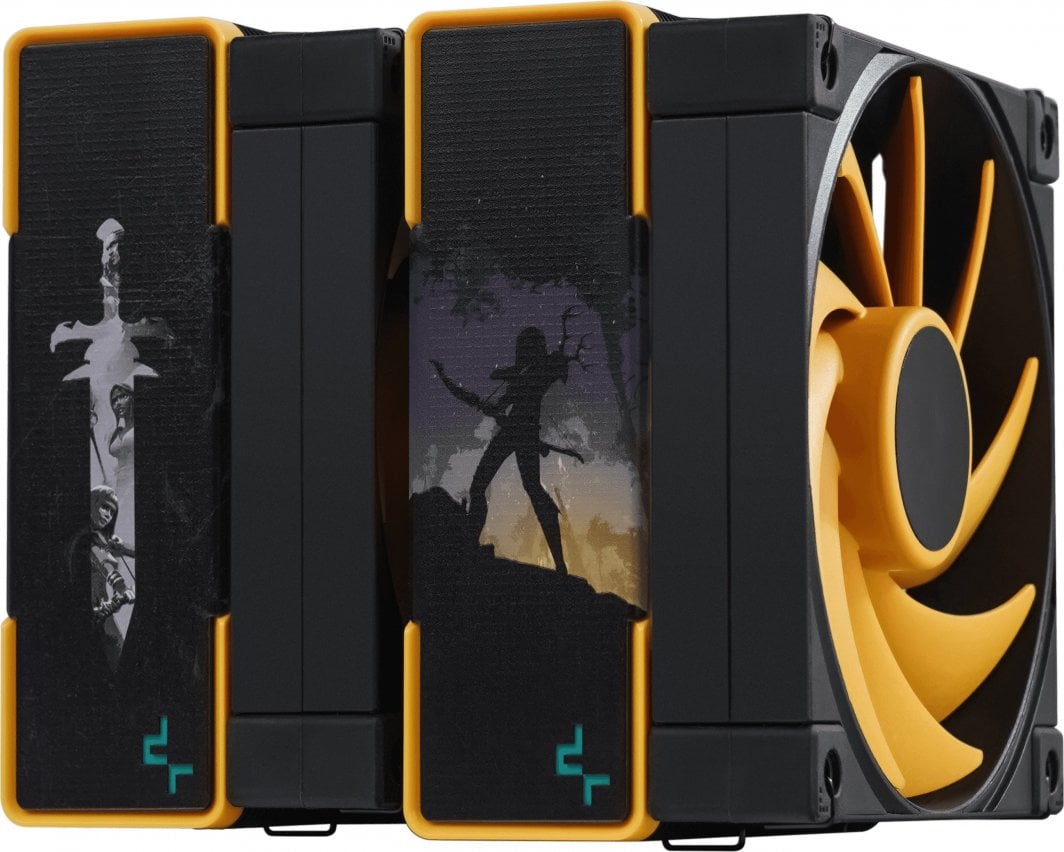 Ftohës për procesor Deepcool AK620 Zero Dark Zoria, i zi/ i verdhë