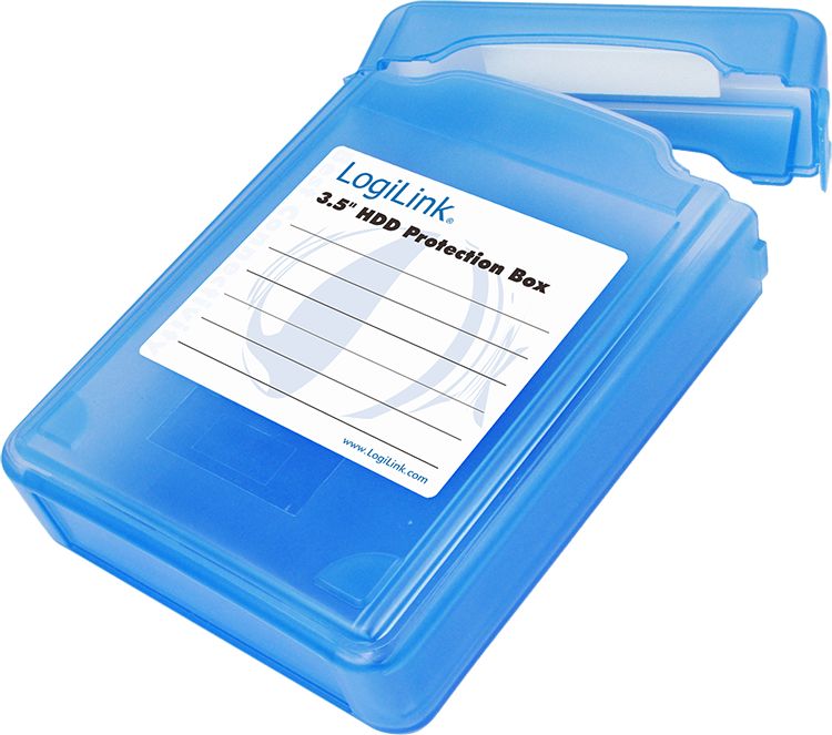 Kuti për disk LogiLink HDD 3.5", e kaltër