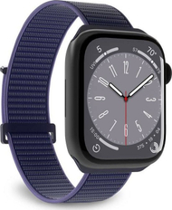 Rrip ore Puro Nylon Sport Apple Watch, 44 45 49mm, i kaltër navy