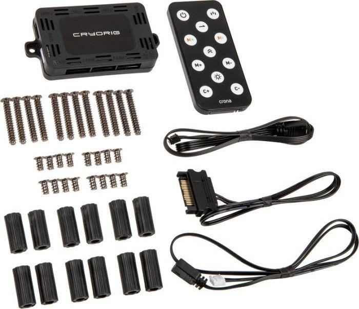 Ventilator për kompjuter Cryorig, RGB, i zi