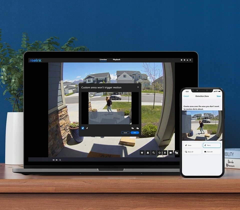 Kamerë IP Reolink Argus Series B440, 4K, Wi Fi, e bardhë