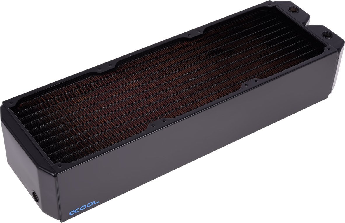 Radiator ftohës Alphacool NexXxos Monsta 420, për 3 ventilatorë 140mm, i zi
