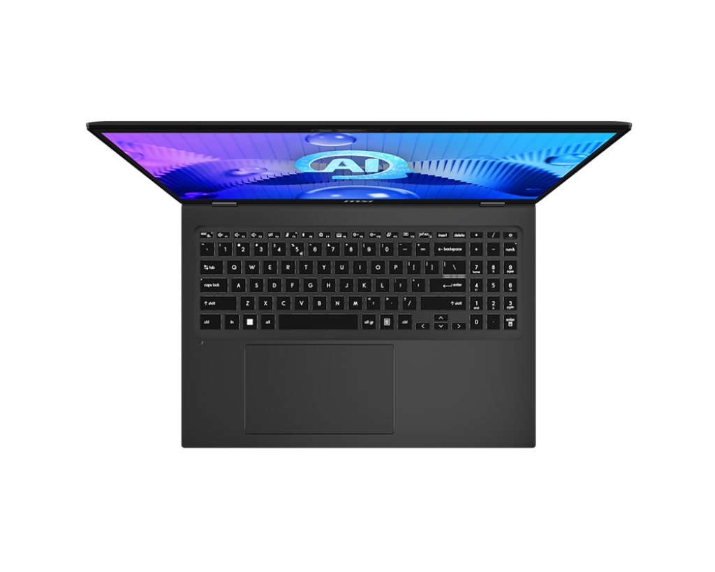 Laptop MSI Prestige 16 AI Evo B1MG-004CZ, 16", QHD+, Intel U7-155H, 32GB RAM, 1TB SSD, Intel Arc Xe, i hirtëi errët