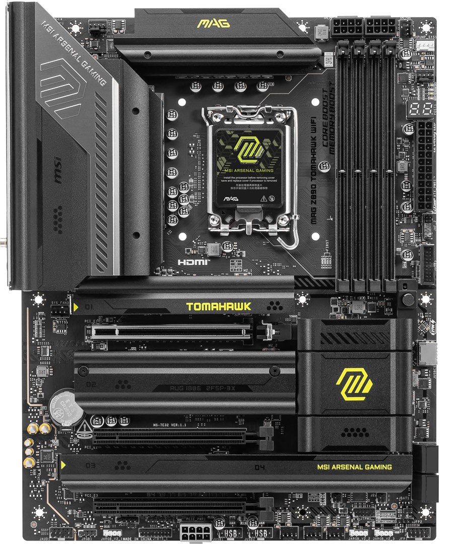 Pllakë amë MSI MAG Z890 TOMAHAWK WIFI Intel Z890 LGA 1851 (Socket V1) ATX