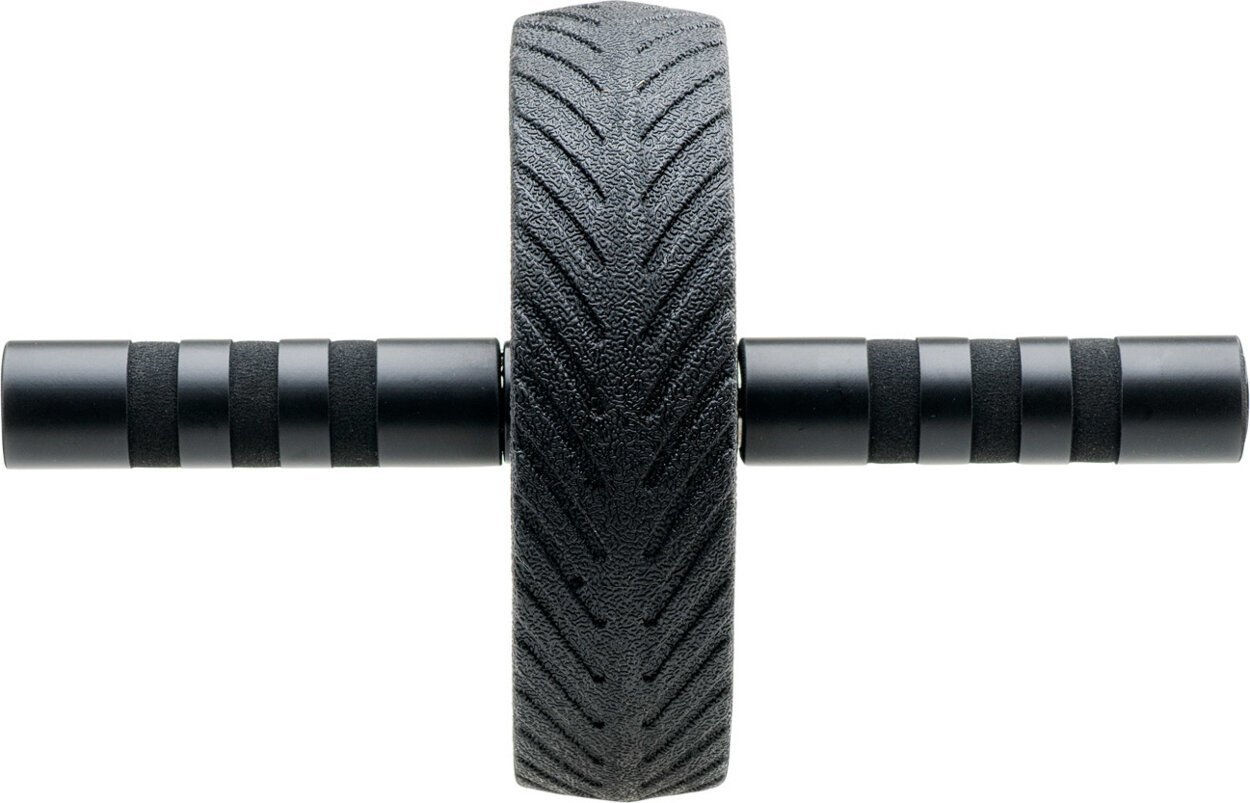 Rrotë ushtrimesh IQ Powerpump Wheel, 29 cm, strukturë çelik dhe shkumë, e zezë