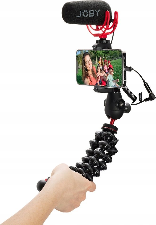 Tripod për telefon JOBY GripTight PRO 3 GorillaPod, këmbë fleksibile, i zi