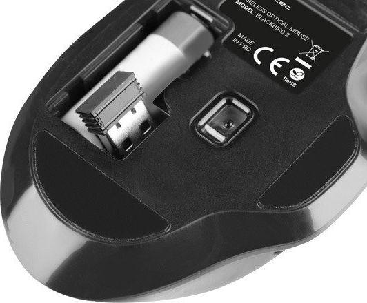 Maus Natec Blackbird, wireless, USB, i zi