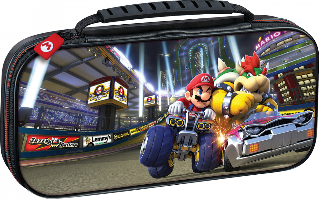 Etuja udhëtimi Nintendo Switch Mario Kart, me stand, e shumëngjyrshme