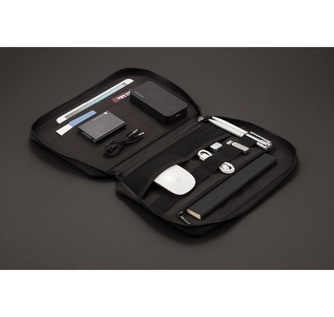 Çantë për aksesorë teknologjikë XD Design Pouch, e zezë