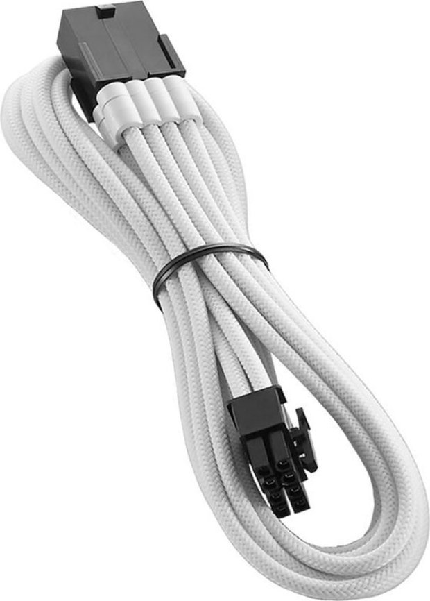 Kabllo zgjatues PCIe CableMod Pro ModMesh, 8 pin, 45cm, e bardhë