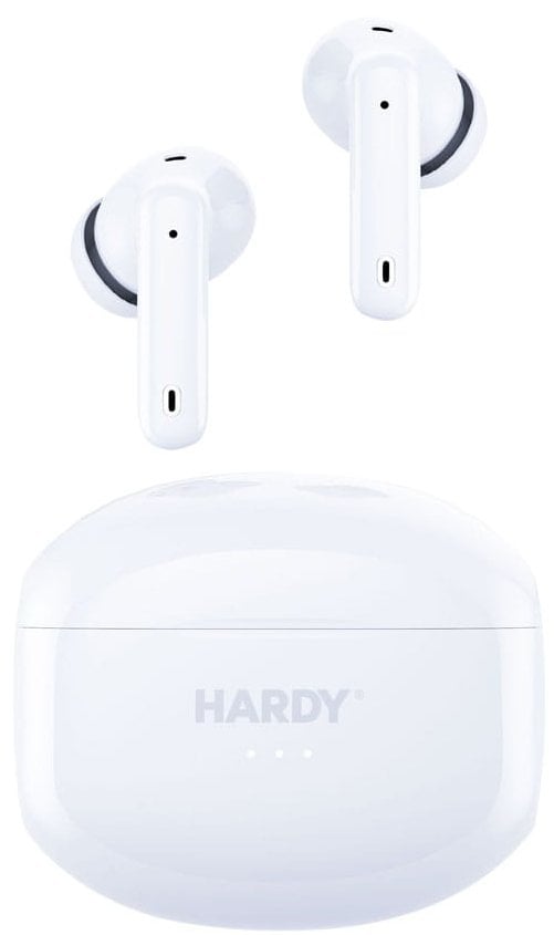 Безжични слушалки 3MK HARDY LifePods Pro, Bluetooth 5.3, ANC, бели