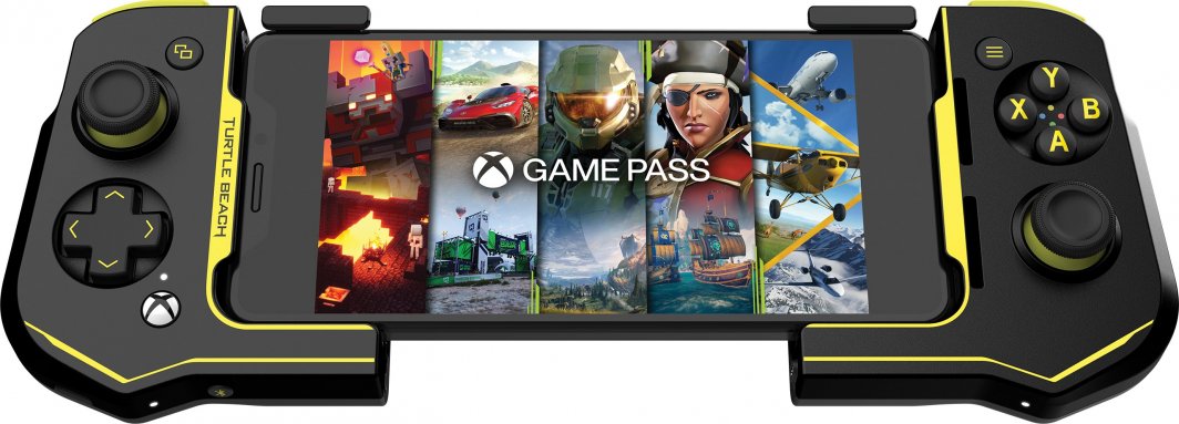 Kontroller Turtle Beach Atom, wireless, i zi / i verdhë