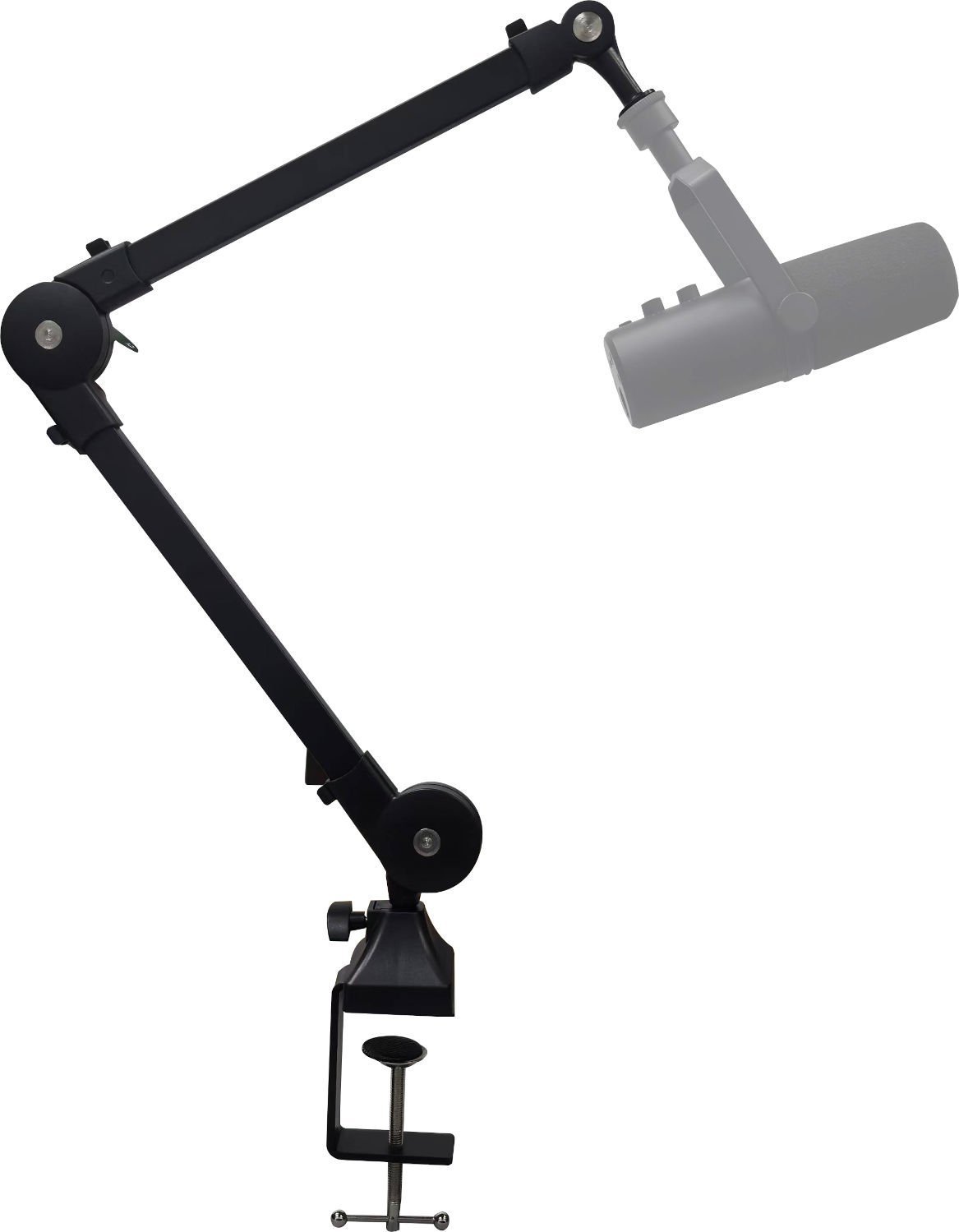 Krah mikrofoni Mozos SB34, metalik, i rregullueshëm, i zi