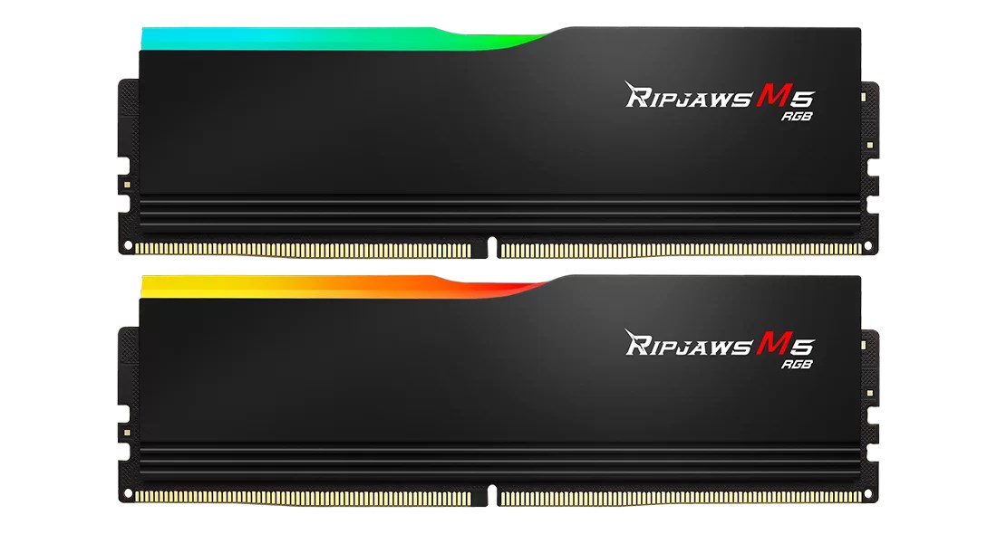 Меморија G.Skill Ripjaws M5 RGB, 32 GB, DDR5, 6200 MT/s, CL36, црна