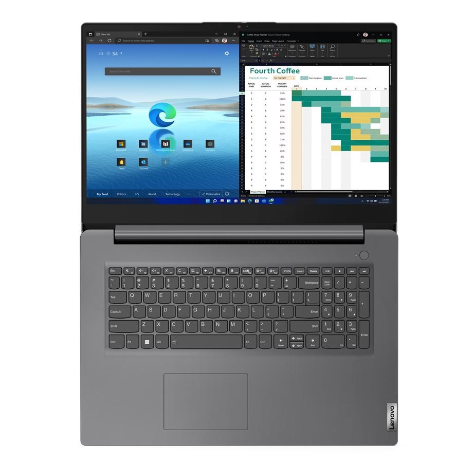 Лаптоп Lenovo V V17, 17.3", Intel Core i5 1335U, 16 GB RAM, 512 GB SSD