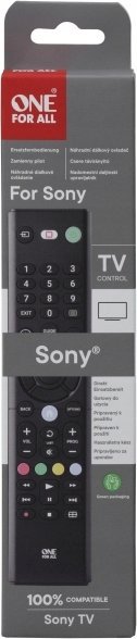 Telekomandë universale One For All URC1312 Sony, infra të kuqe, e zezë