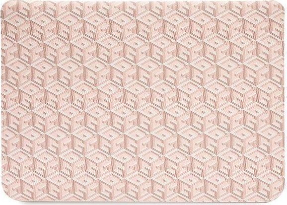 Mbrojtëse laptopi Guess GUCS14HGCFSEP, 14", koleksioni GCube Stripes, rozë