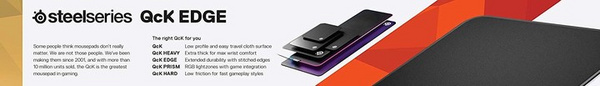 [OUTLET] Mauspad SteelSeries QcK Edge M, II