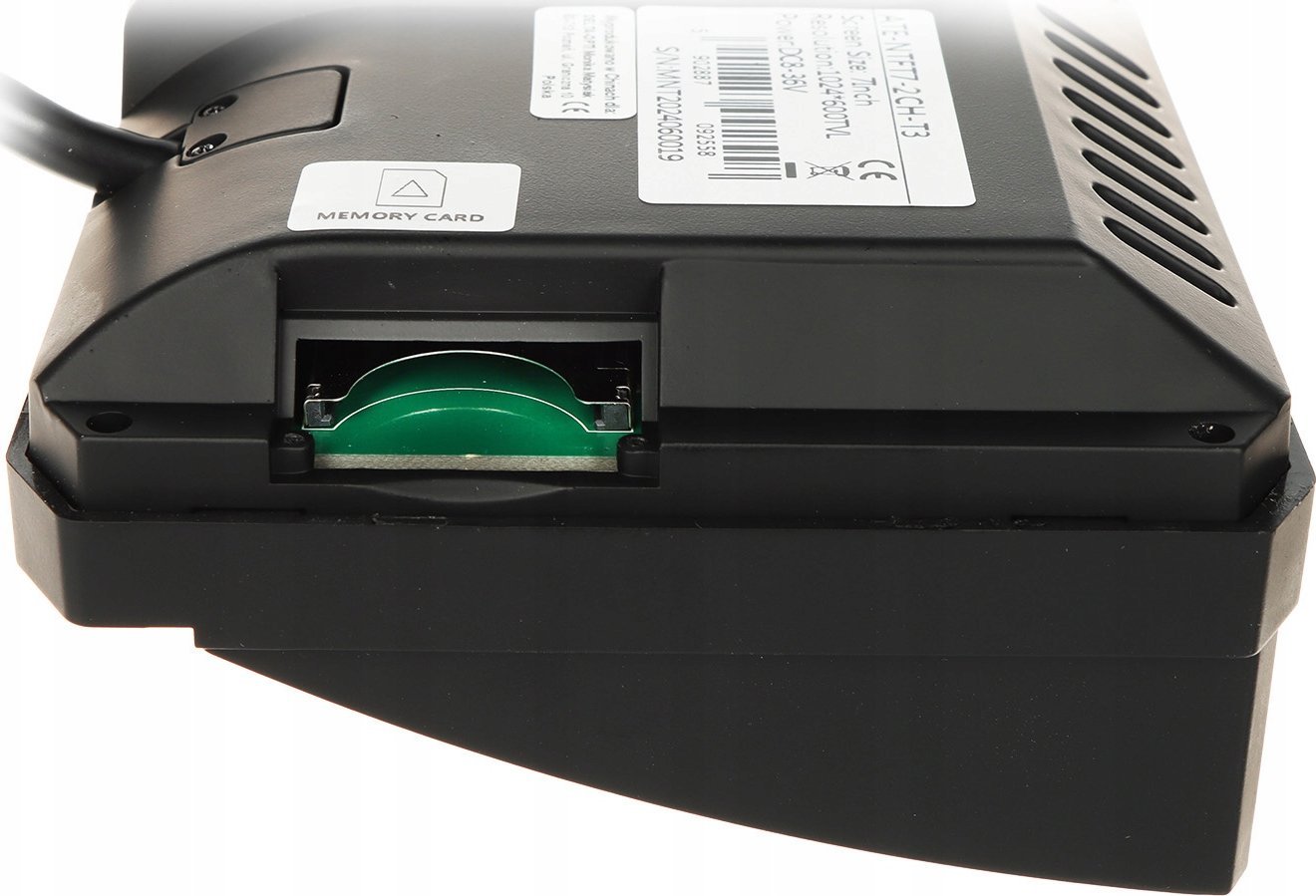 Regjistrues mobil me monitor ATE NTFT7 2CH T3, 7", 2 kanale, për veturë