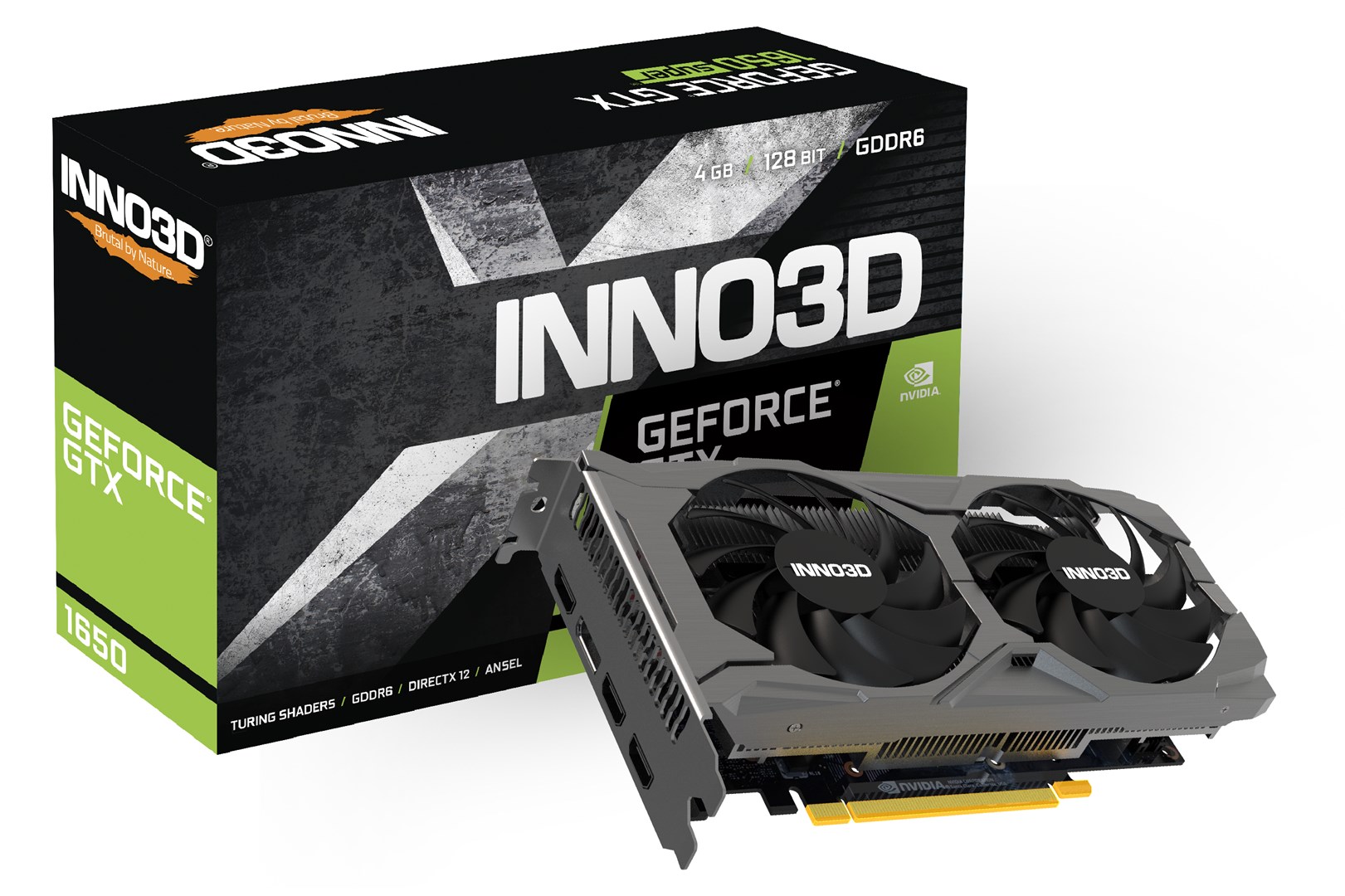 Kartë grafike Inno3D NVIDIA GeForce GTX 1650, OC, 4 GB GDDR6